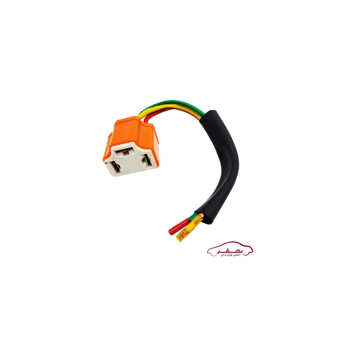سوكت سه فيش پشت چراغ جلو سراميكي پرايد پيكان پژو |سوكت استار  - كد 5013